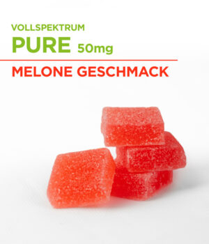 CBD PURE Gummies – mit 50 mg CBD – jetzt 20 CBD Gummis Melone