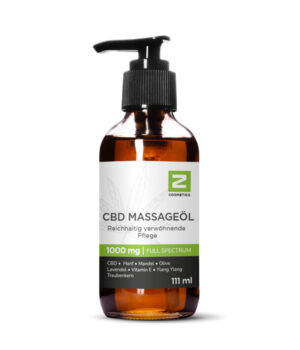 CBD massage oil – 1000mg full spectrum oil – SPA experience at home
